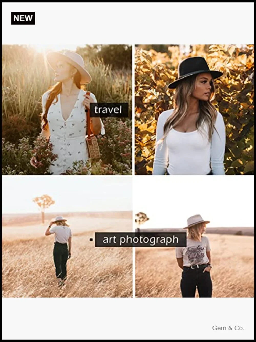 Wide Brim Felt Fedora Hat with Tassel Adjustable Belt